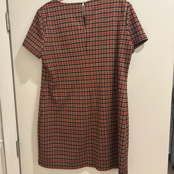 Tommy Hilfiger Red and Black Plaid Shift Dress - Picture 4 of 4